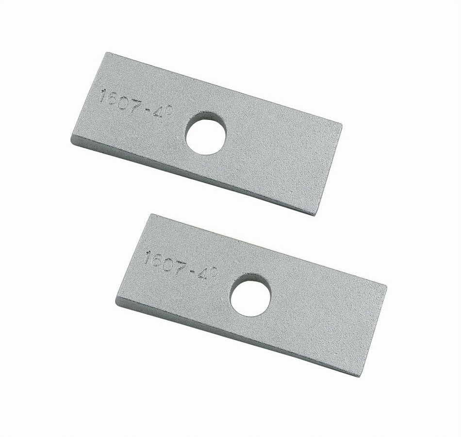 Mr Gasket Traction Bar Wedge Set With 4 Degree Shim Angle, Aluminum. 1607 - Bczg_1607