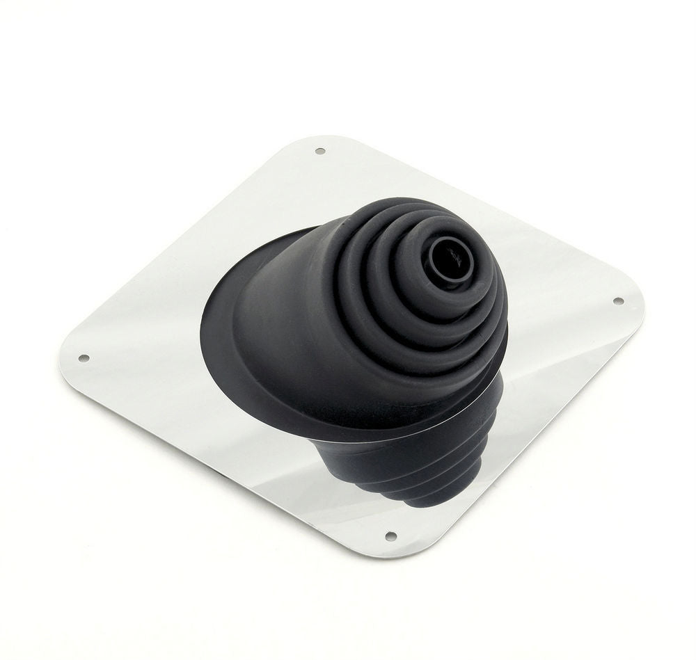 Mr Gasket Large Round Boot With 8 Inch Square Plate Manual Transmission Shift Boot 1650 - Bczg_1650
