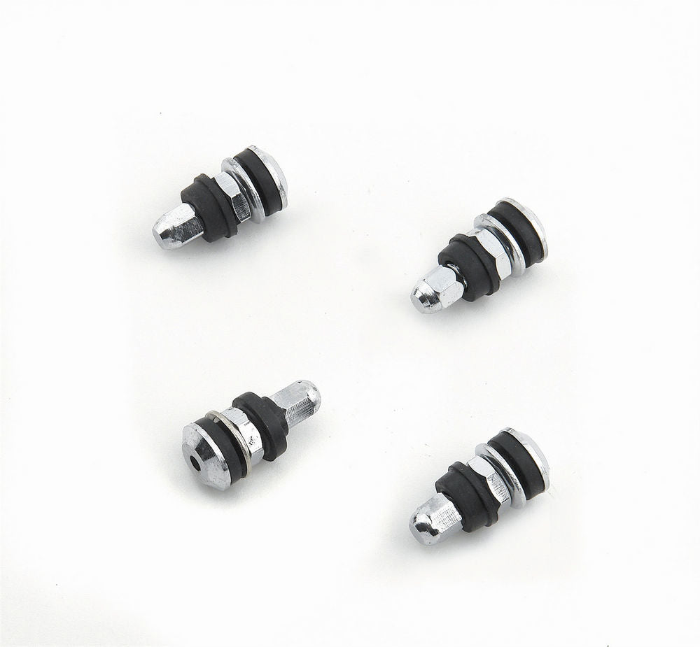 Mr Gasket Mr. Gasket Chrome Tire Valve Stems - Shorty With Screw-On Mounting 1957MRG - Bczg_1957mrg