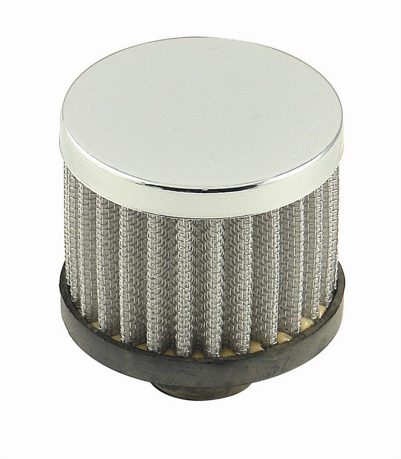 Mr Gasket Mr. Gasket Chrome Valve Cover Breather - Push On Style Open Element 2049 - Bczg_2049