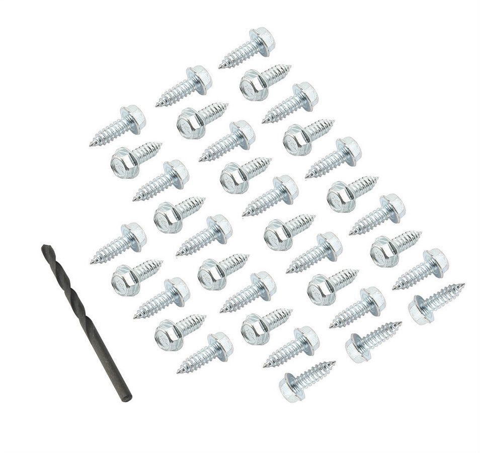 Mr Gasket Steel - 35 Pieces - Enough For Two Tires. Includes Drill Bit. 4318 - Bczg_4318