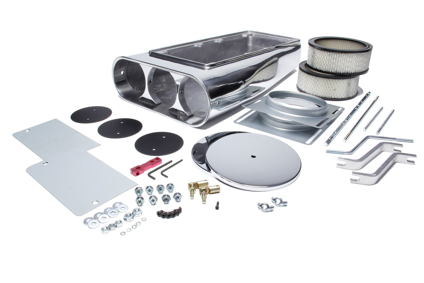 Mr Gasket Fits Single & Dual 4-Barrel Carburetors With 5-1/8 Inch Neck 6650G - Bczg_6650g