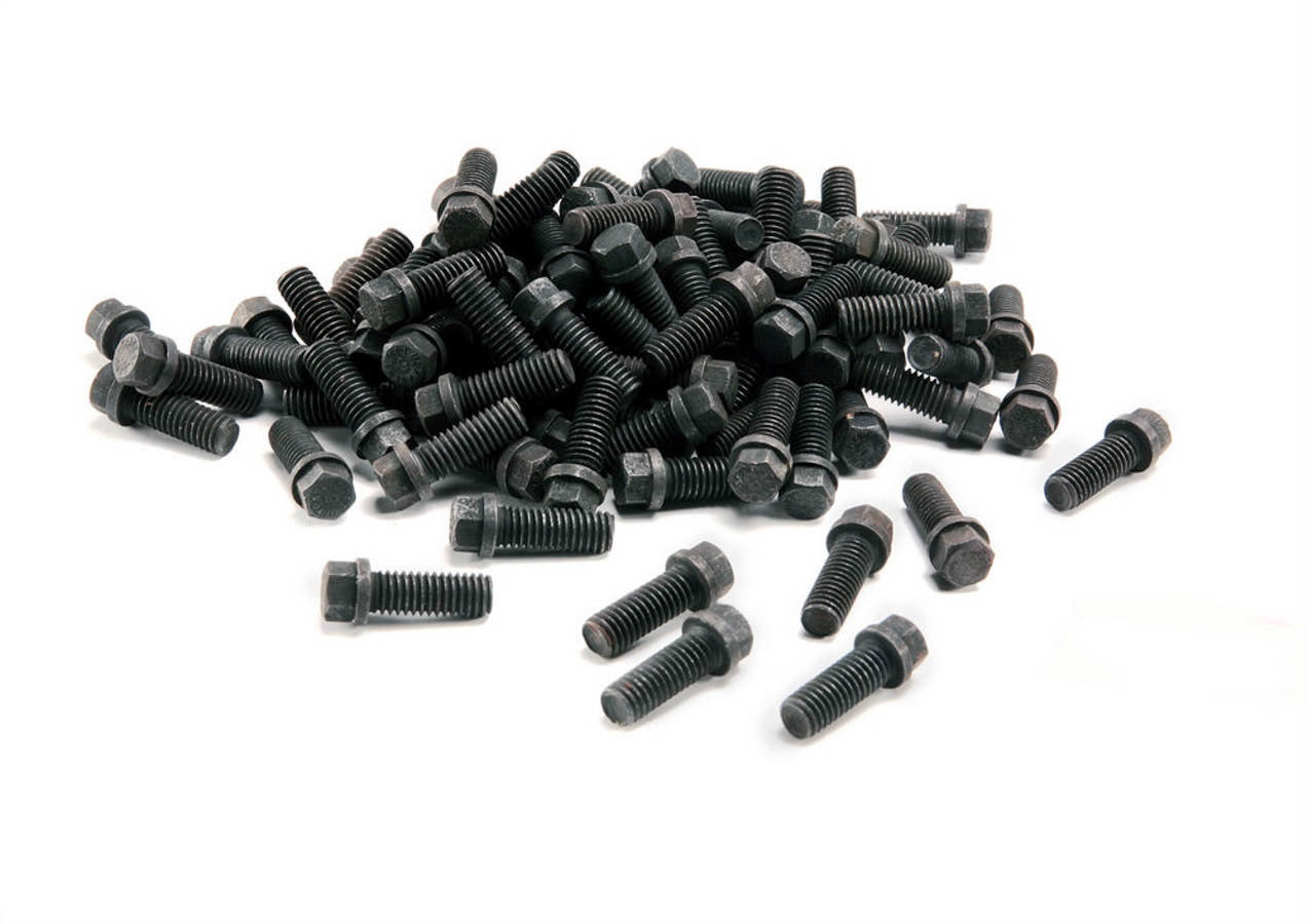 Mr Gasket Mr. Gasket Header Bolts - 3/8-16 X 1 Inch Hex Head - Black Oxide - 100 Pieces 917A - Bczg_917a