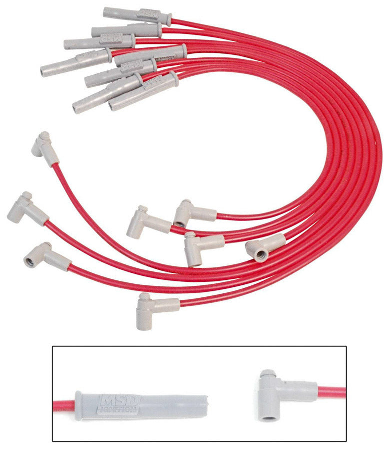 MSD Super Conductor Spark Plug Wire Set Chevy 454, '74-'76 HEI 31369 product image 4