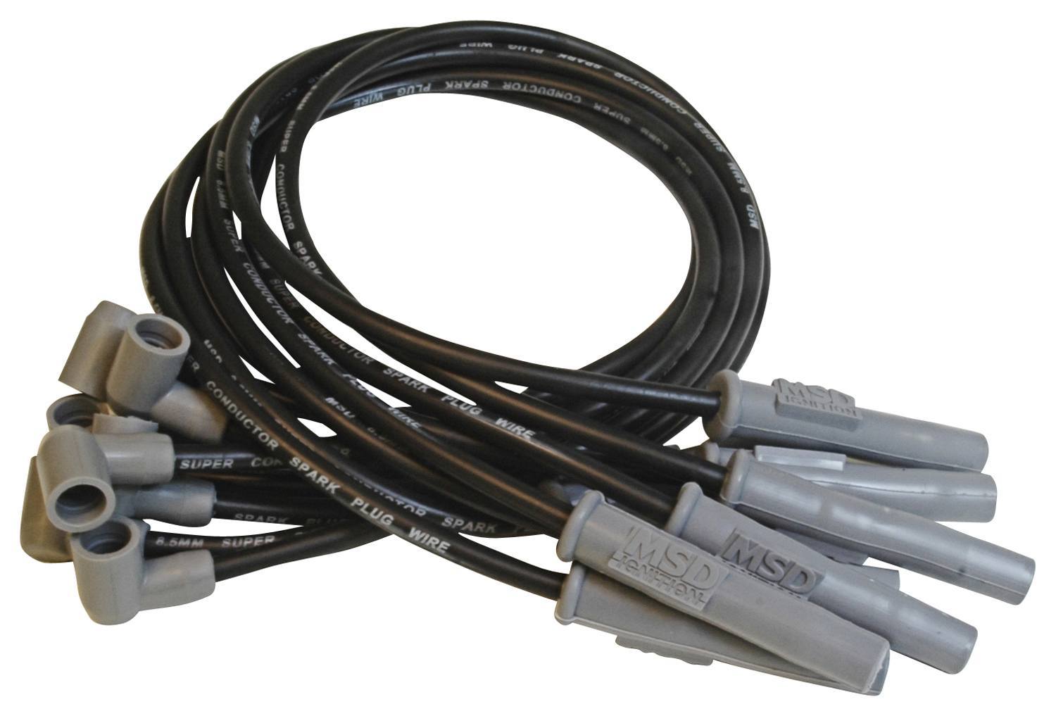 MSD For Use On Ford 351C-400, Socket, Black Jacket. Spark Plug Wire Set 31383 - Bccx_31383