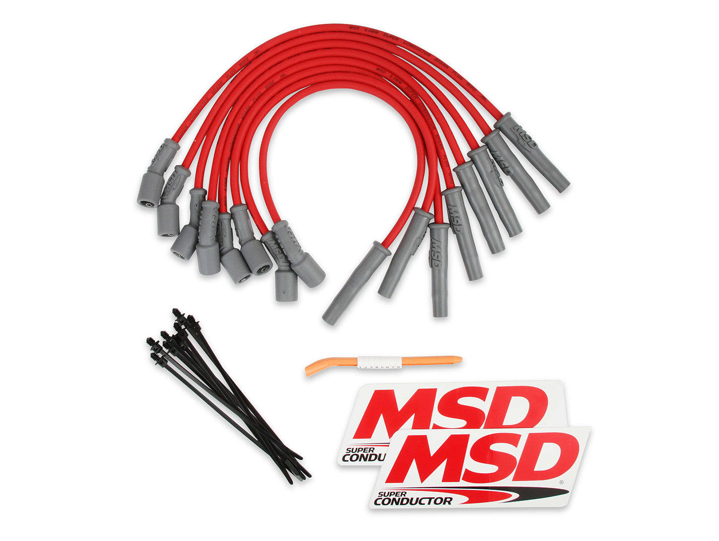 MSD Direct Replacement 8.5 Mm Super Conductor Spark Plug Wire Set. 31639 - Bccx_31639
