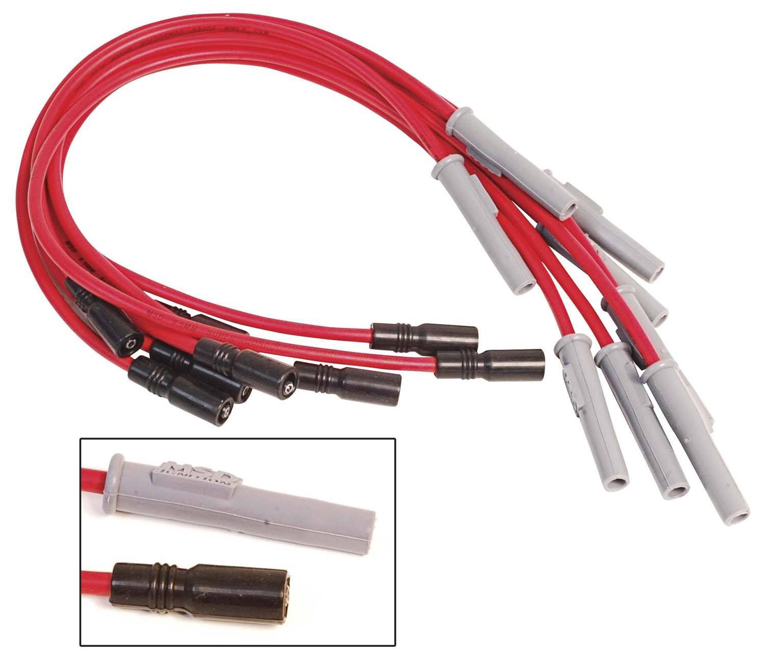 MSD Super Conductor Spark Plug Wire Set, Chevy Pickup, '96-'99,Dually w/454 32109 product image 6