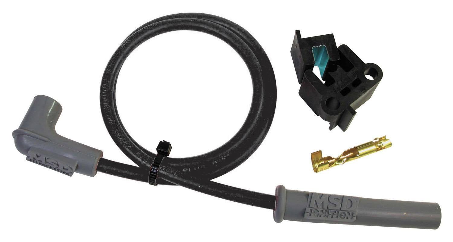 MSD Replacement Super Cond. Wire- Universal- Black Spark Plug Wire Set 34063 product image 1