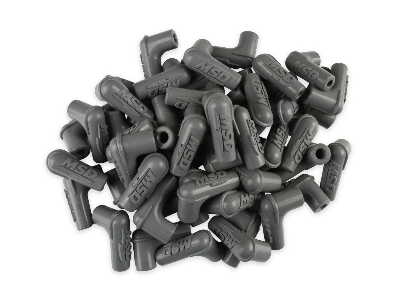 Spark Plug Boots, 90 Degree With MSD Logo, Gray Silicone 50EA 34514 product image 10