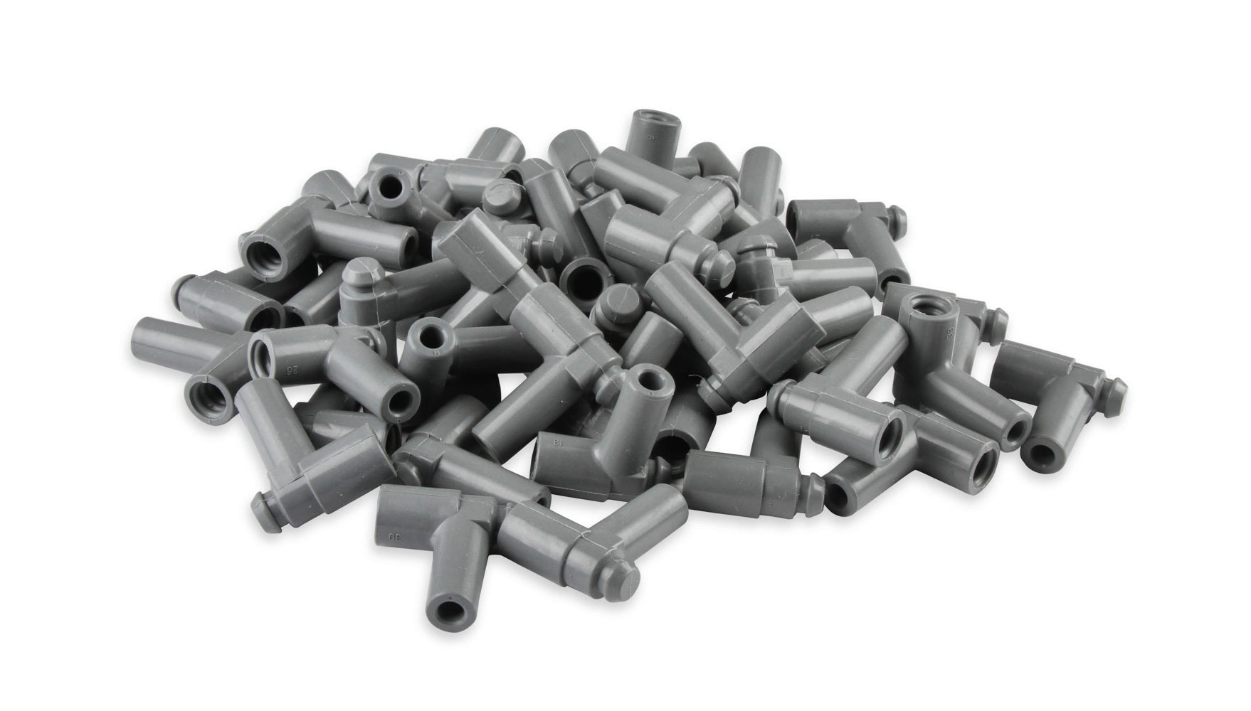 MSD Spark Plug Boots, 90 Degree With GM HEI Nipple, Gray Silicone, 50EA 34554 product image 11