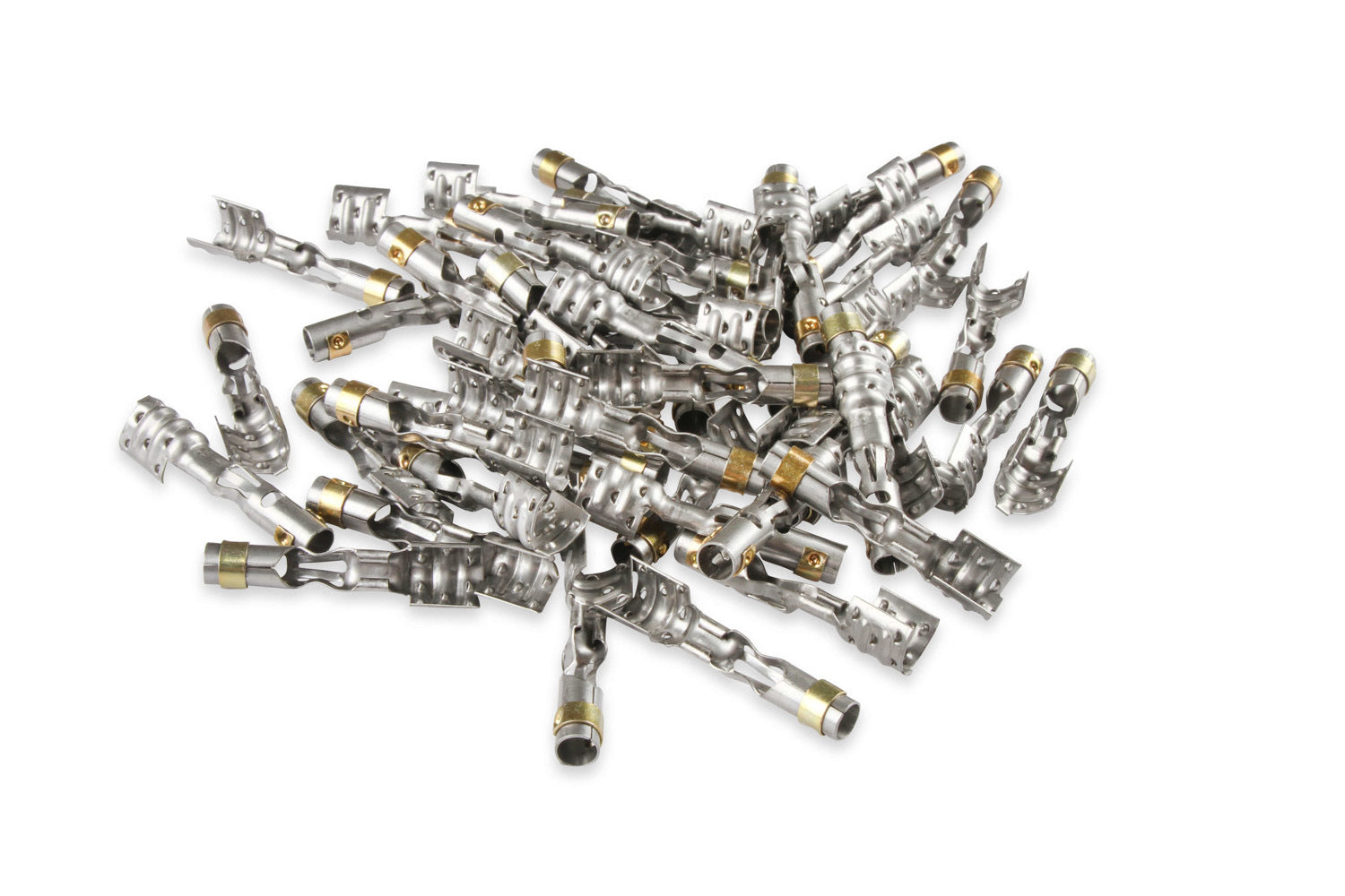 MSD Spark Plug Terminals, Straight Dual Crimp, Multi-angle, Stainless Steel Qty 50 34604 product image 9