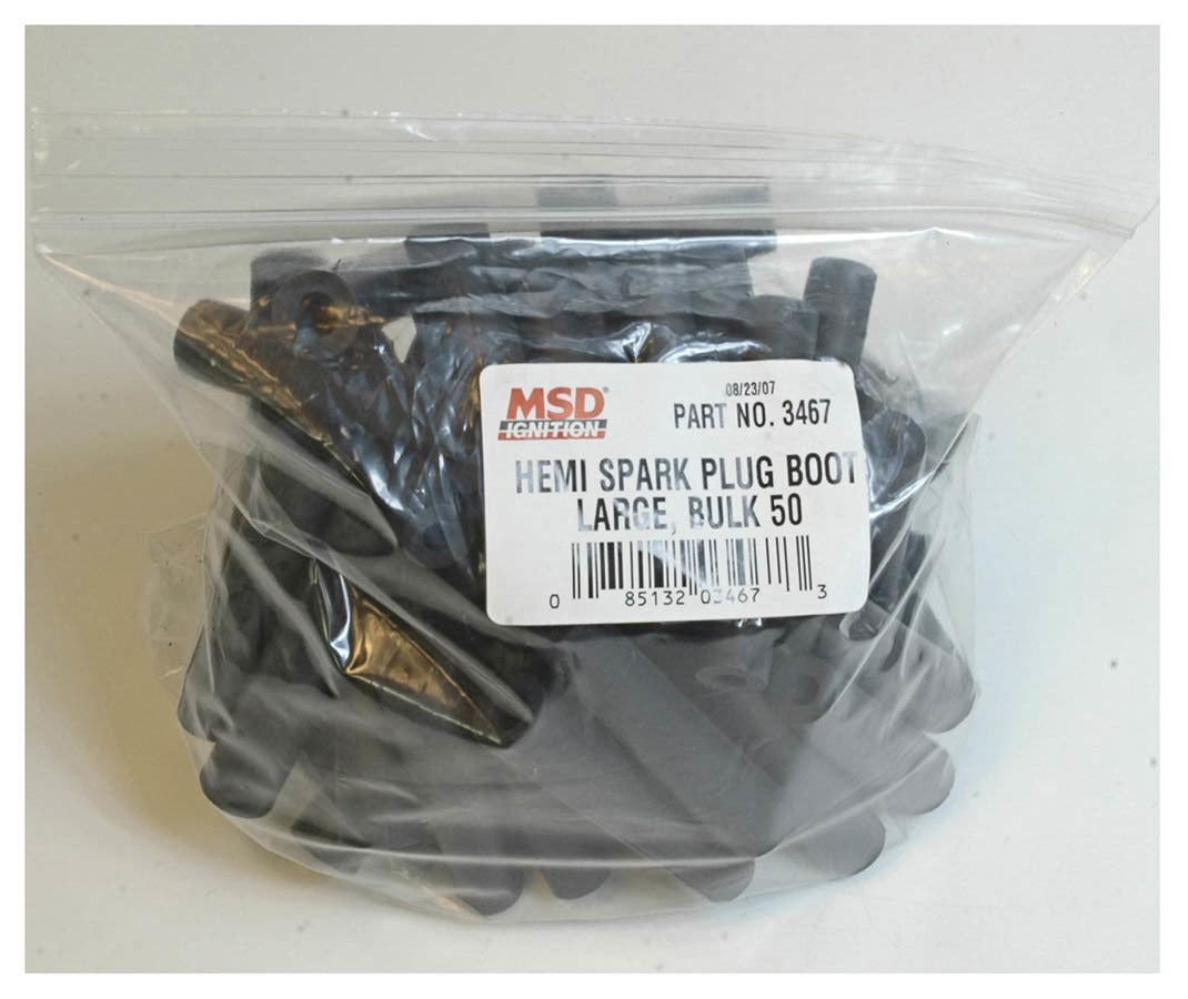 MSD Hemi Spark Plug Boot, Bulk 50, For Hemi Tubes Spark Plug Boot Kit 3467 product image 3