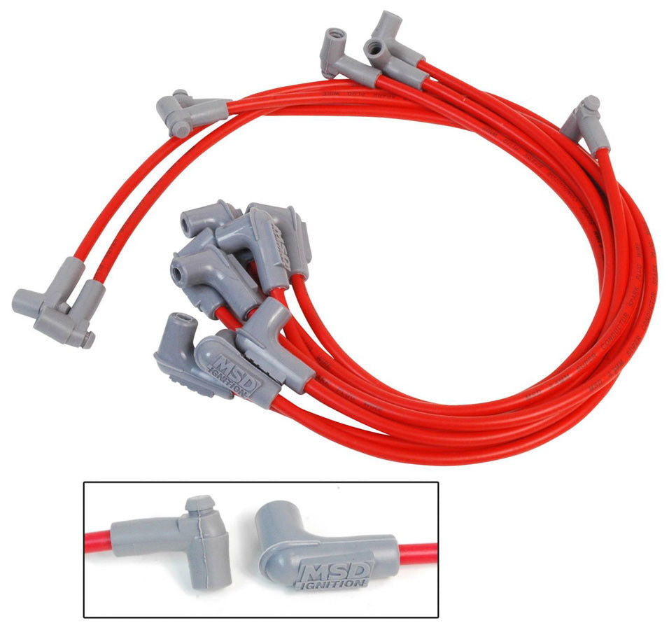 MSD Super Conductor Spark Plug Wire Set, Small Block Chevy W/hei Cap 35659 - Bccx_35659