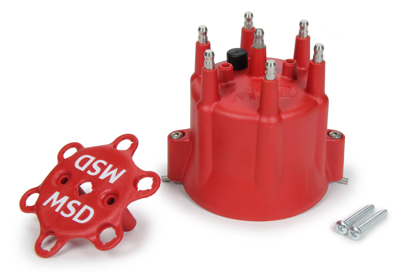 Chevy MSD 6 Cylinder HEI Distributor Cap W/retainer 8014 product image 3