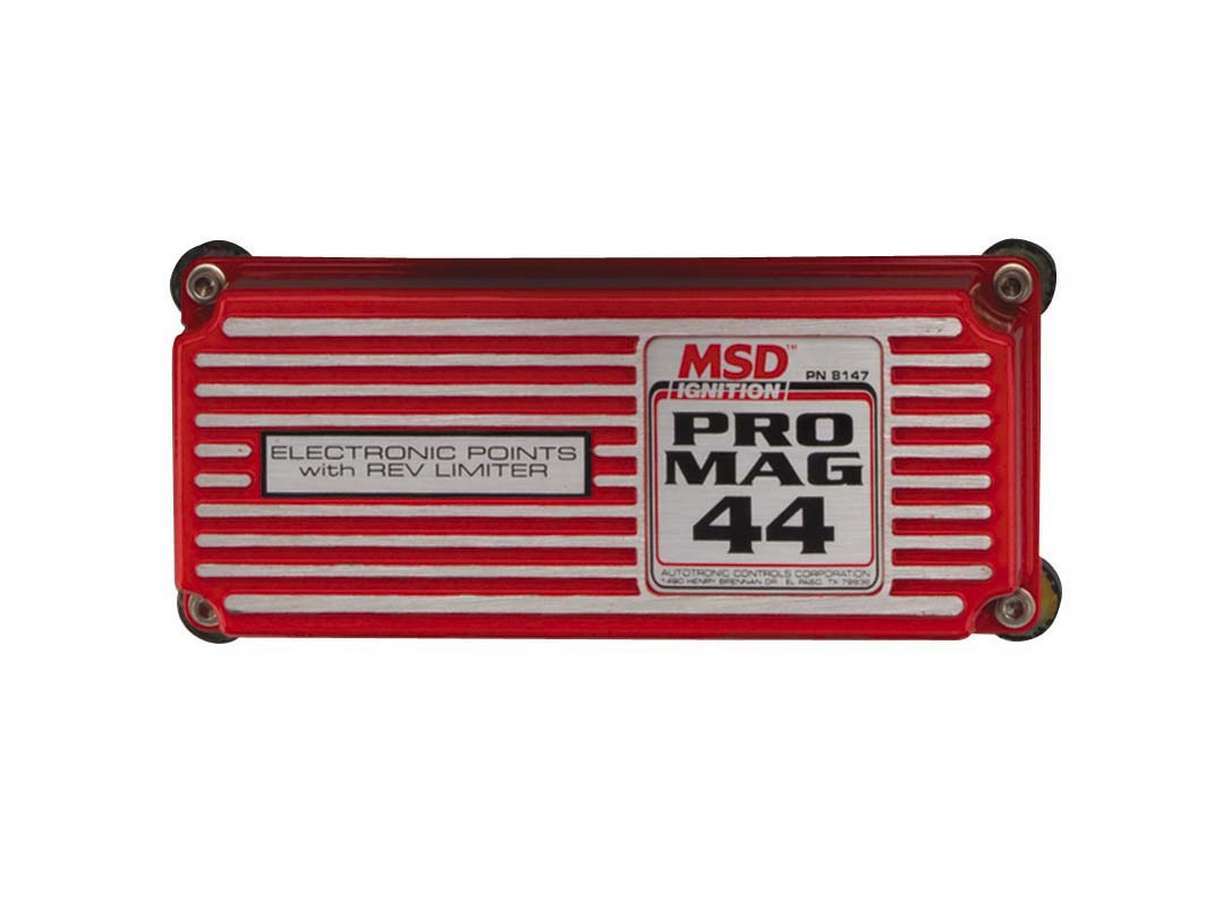 MSD Pro Mag 44 Amp Electronic Points Box - Red Ignition Control Module 8147 product image 6