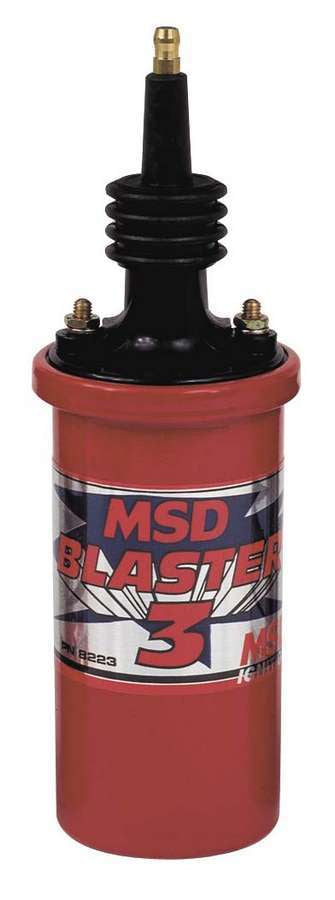 MSD Blaster Ignition Coil 8223 90-Degree Terminal & Boot Universal For MSD Ignition Boxes - Bccx_8223