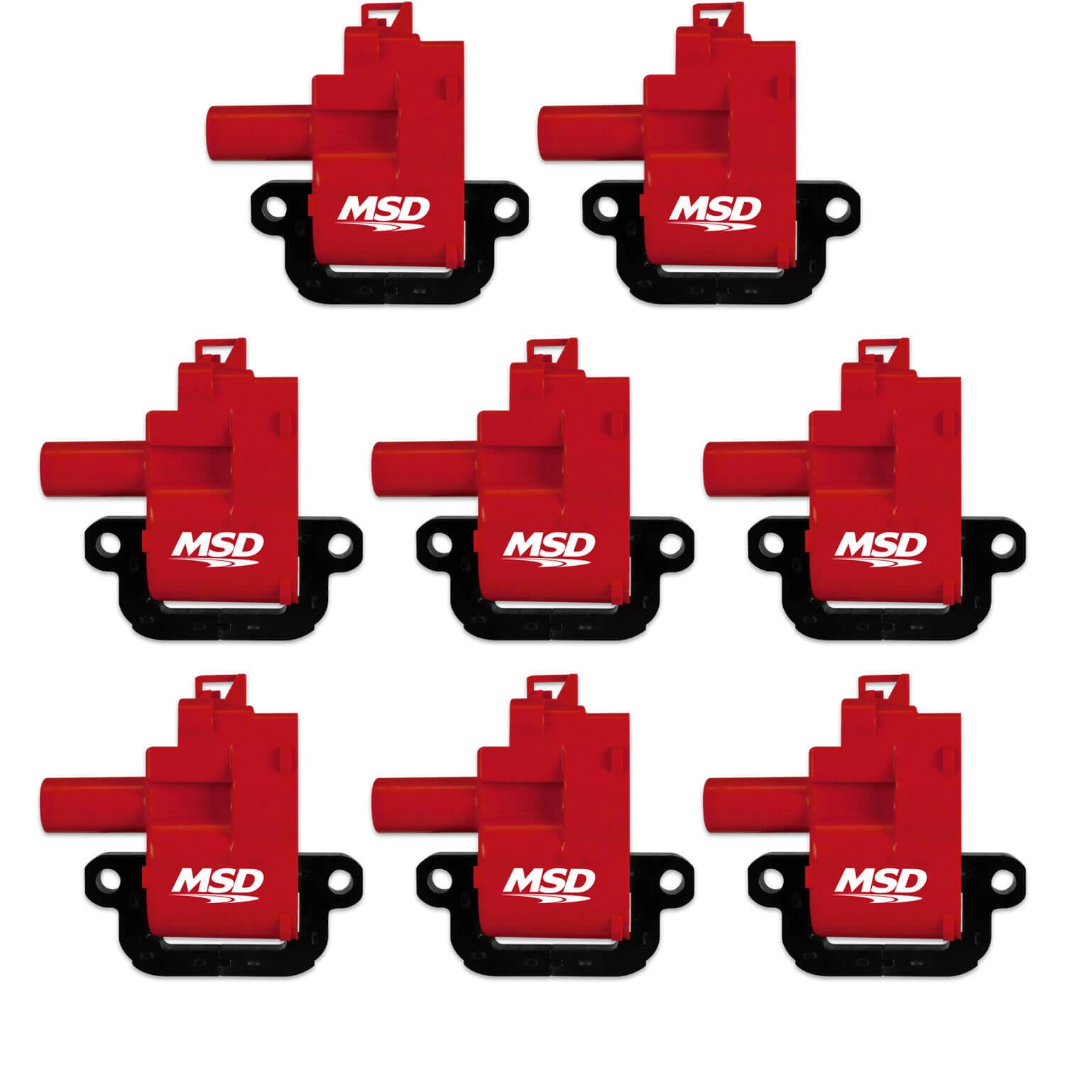 MSD Ignition Coil - GM LS Blaster Series - LS1/LS6 Engines - Red - 8-Pack 82628 product image 5