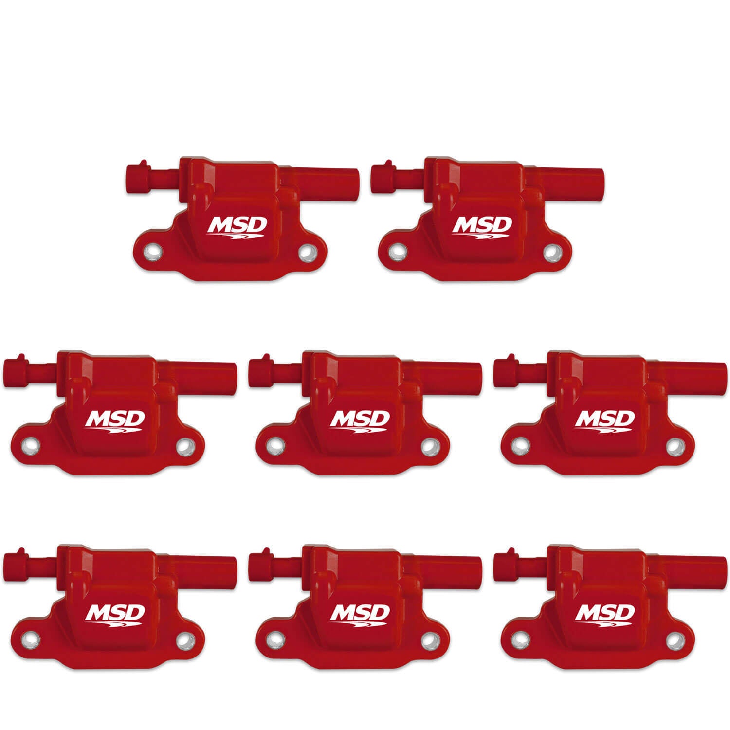 MSD Ignition Coil - Blaster Series - LS2/LS3/LS4/LS7/LS9 Engines - Red - 8-Pack 82658 product image 7