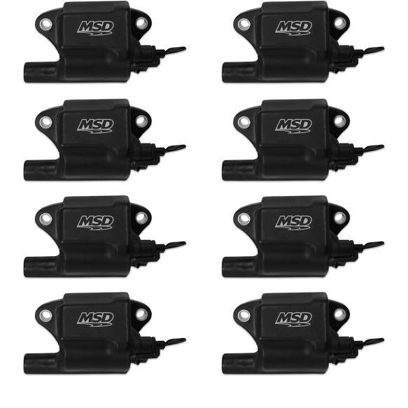 MSD Ignition Coil - Pro Power Series - GM LS2/LS7 Engines - Black - 8-Pack 828783 product image 2