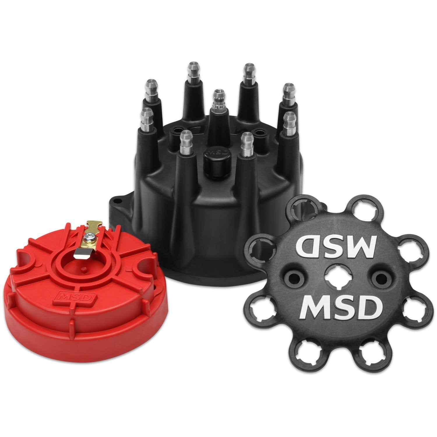 MSD Distributor Cap & Rotor Kit Small Diameter Black 84317 product image 1