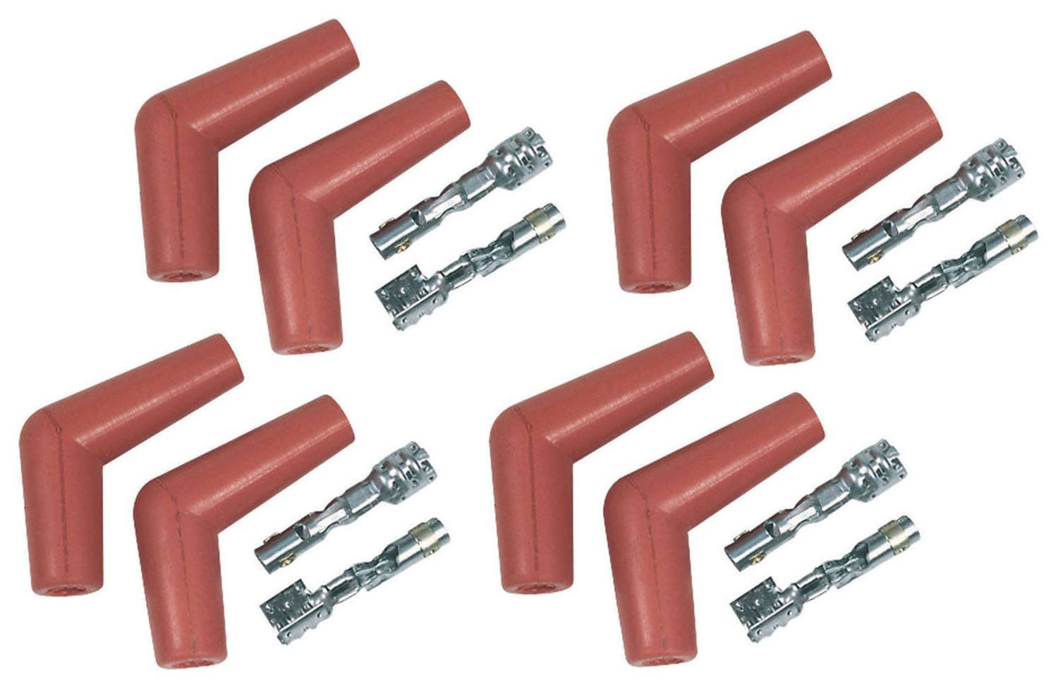 MSD Pro Race Spark Plug Boot & Terminal Kit 115 Deg, 8.5mm, Red 8853 product image 2