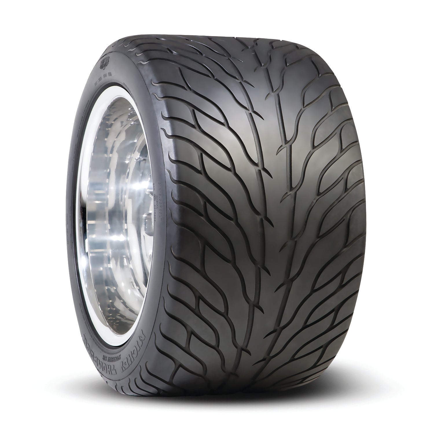 Mickey Thompson The Sportsman S/R Is the Undisputed Classic Hot Rod Tire. the Sportsman S/R Radial Is Built in Our Unique Flamed Tread Pattern. 255633