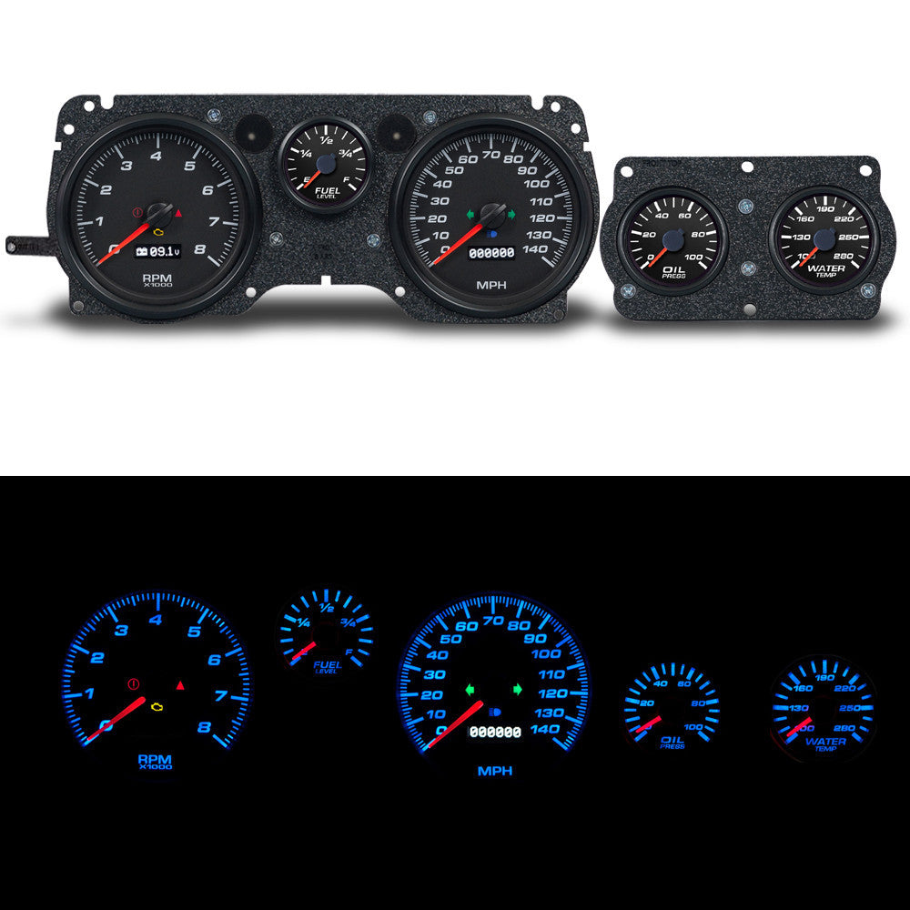 NEW VINTAGE USA 71026-01 Performance II Analog Gauge Kit for GM F-Body 1970-81