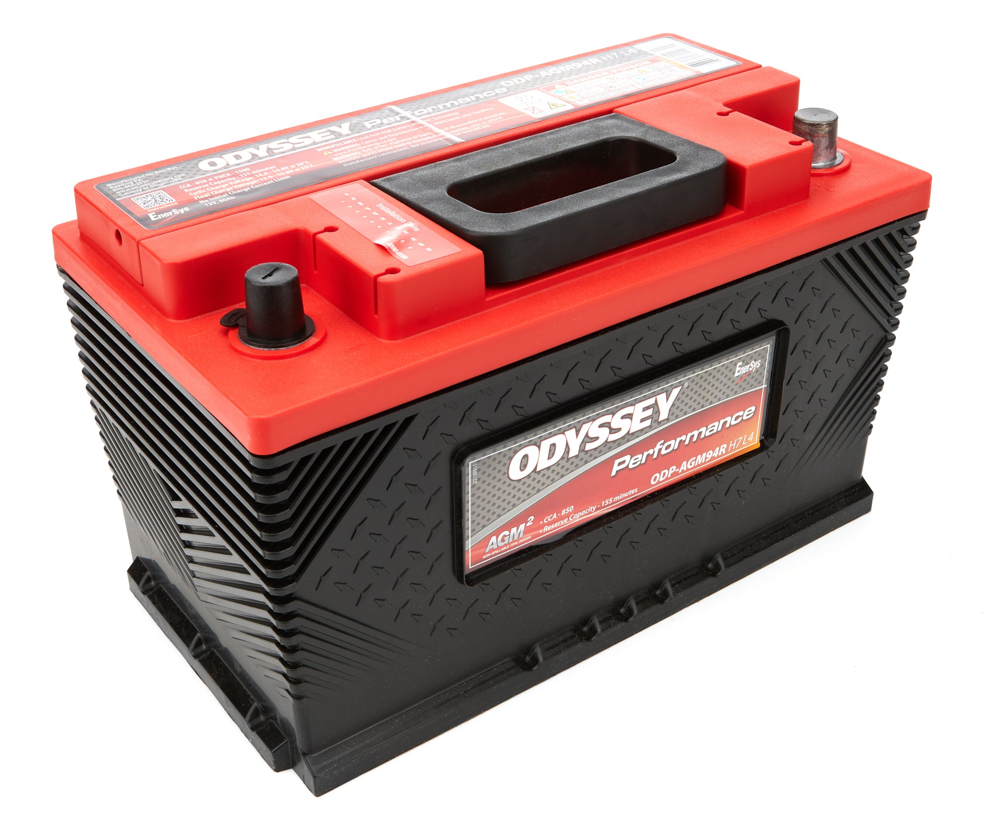 Odyssey Battery ODP-AGM94RH7L4 Battery 850CCA SAE Standard Terminal