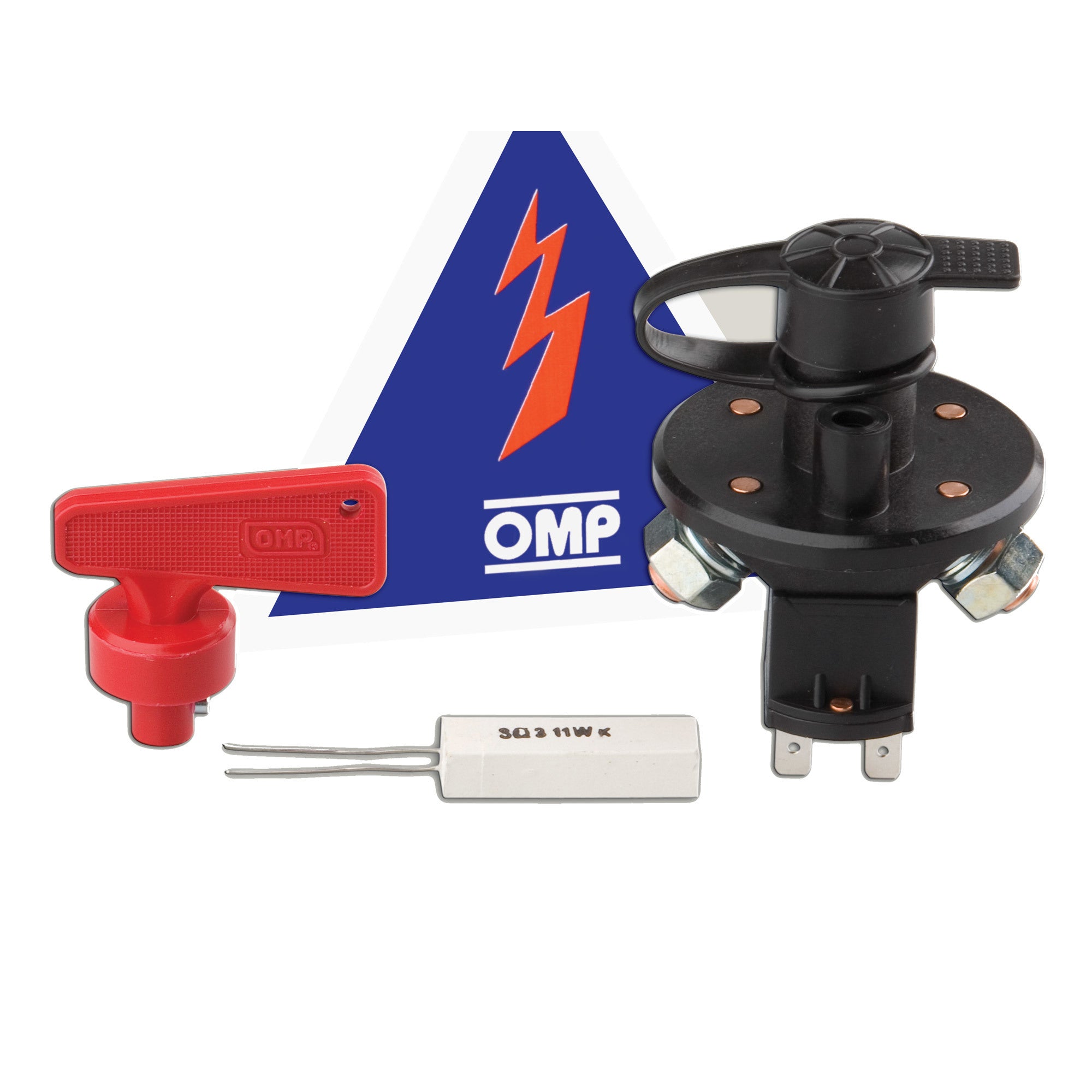 OMP Racing INC EA0-0462-B01 Battery Disconnect 6 Pole 100 AMP