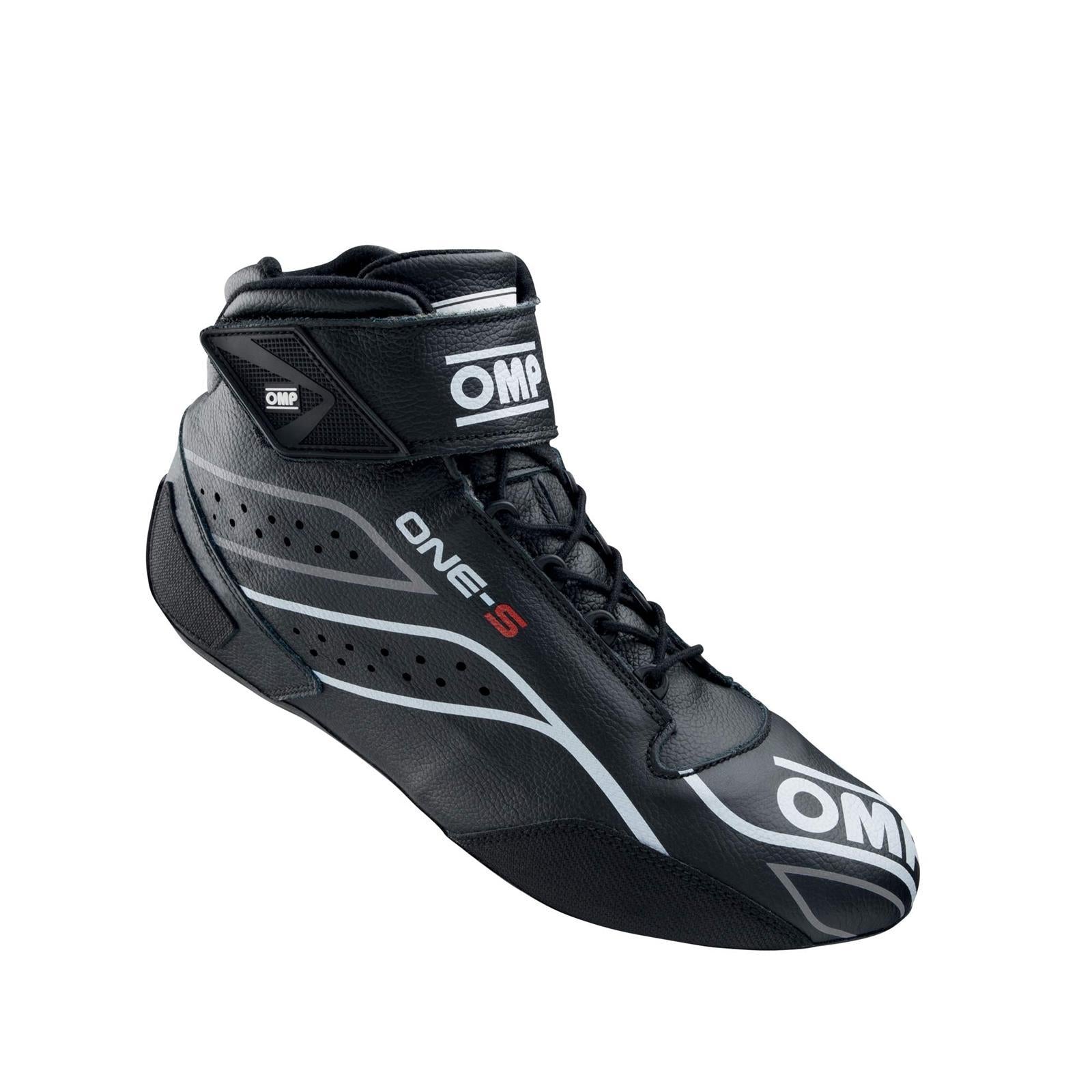 OMP Racing INC IC0-0822-A03-071-39 ONE-S SHOES FIA 8856-201 8 SFI BLACK Sz. 39