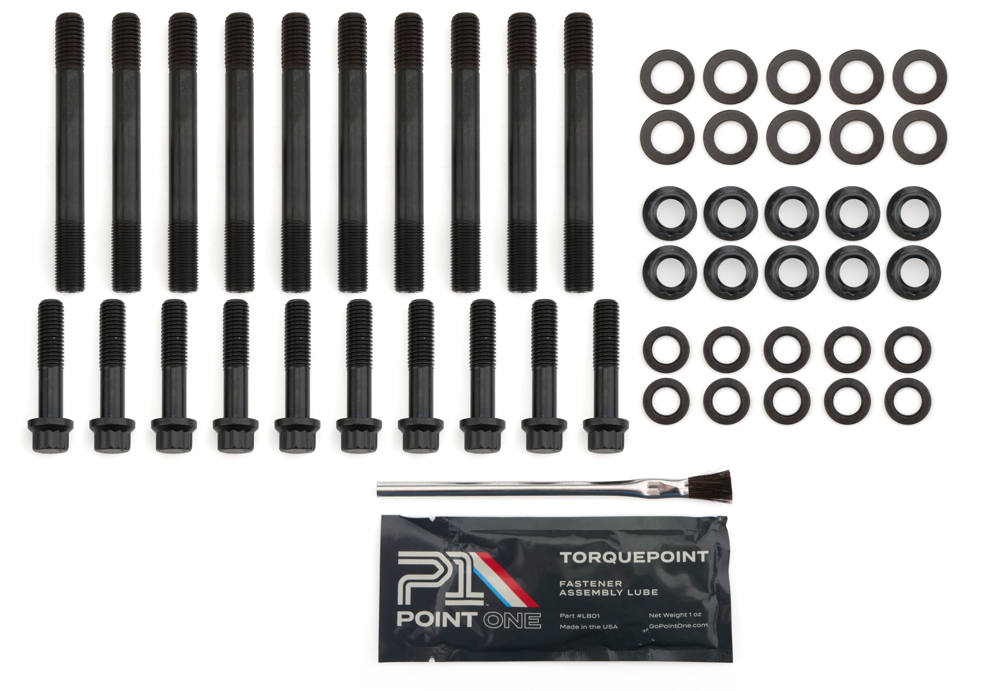 Point One Main Stud Kit GM Duramax Diesel 6.6L 01-05 17-Up Main Cap Fastener Kits K004-M01S