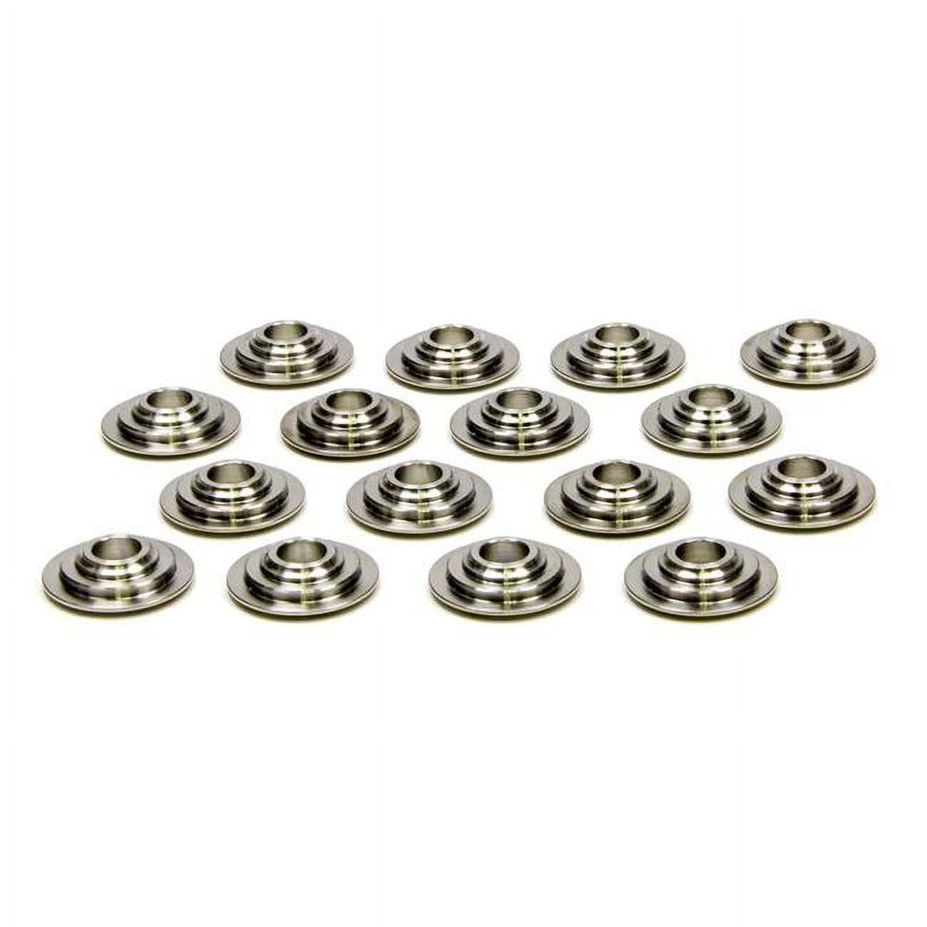 PAC Racing Springs PAC-R435-16 400 Series Titanium Valve Spring Retainers, 7 Degree, GM LS-Series, Set of 16