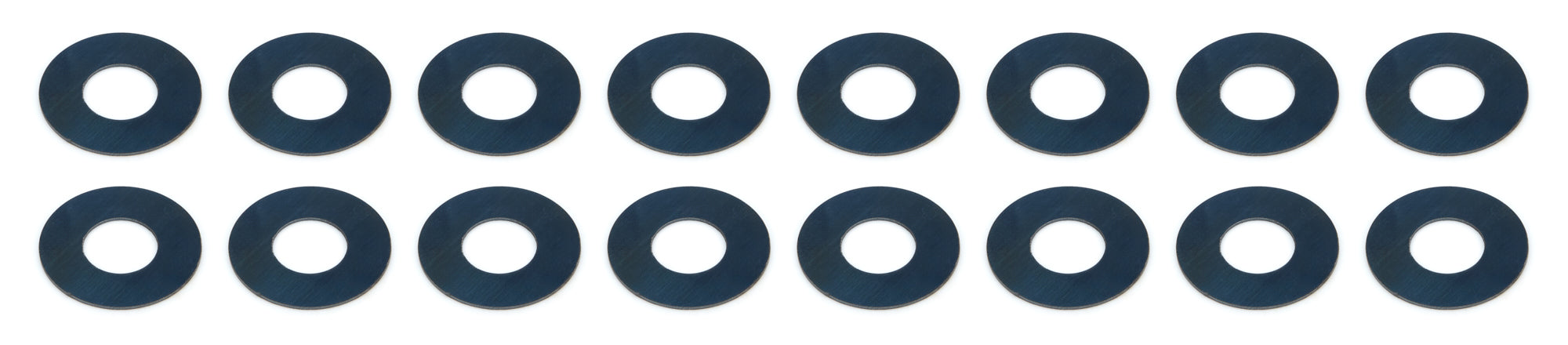 PAC Racing Springs Valve Spring Shim Set PAC-S189-16, 0.030 in Thick, 1.250 in OD, 0.570 in ID, Steel, 16-Piece