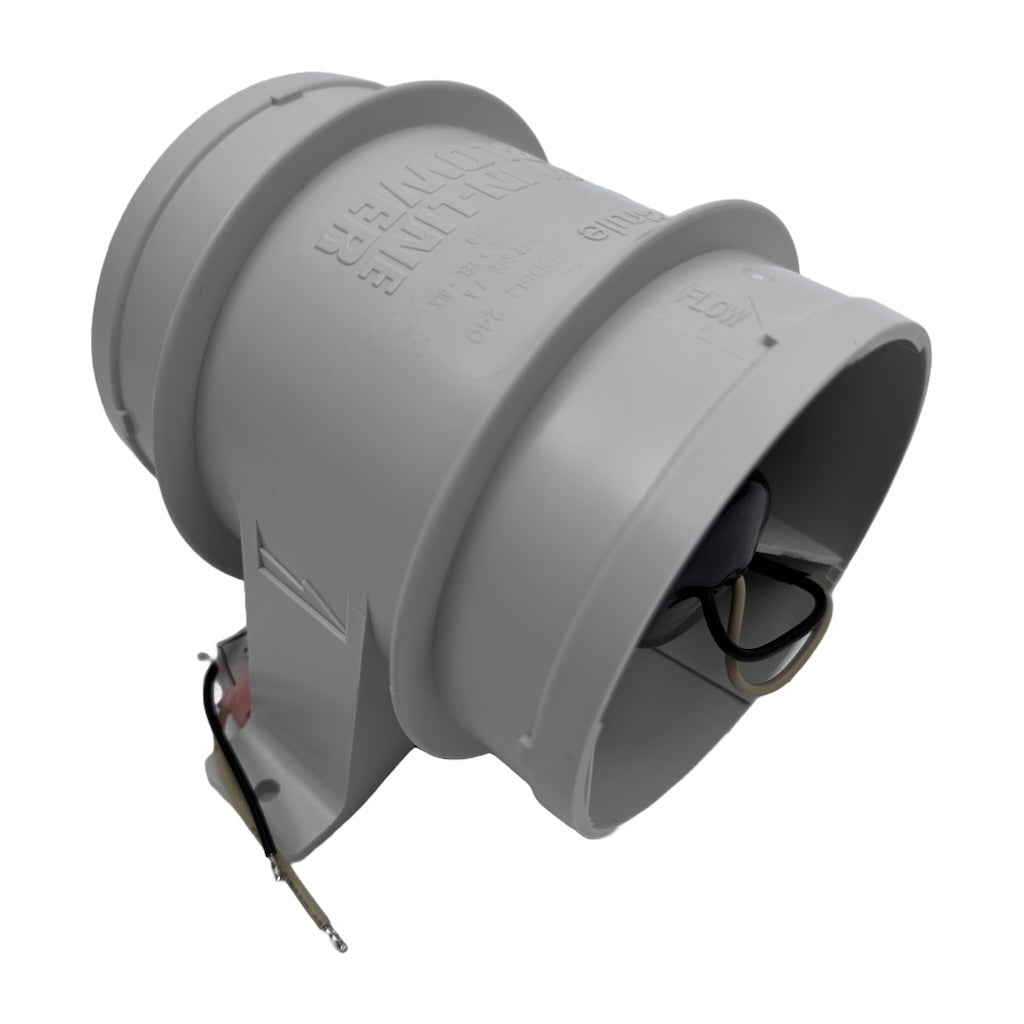 Paragon Pro Inc Helmet Air Blower Motor - 12V - 4.3 Amp - 240 Cfm - Plastic - Gray - Helmet Blower 240CFM 01-45000 product image