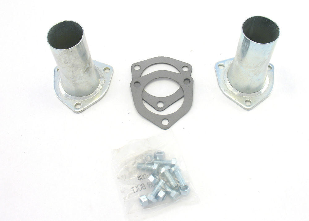 Patriot Exhaust H7250 Collector Reducers, 2.5-Inch Inlet to 2-Inch Outlet, 3-Bolt Flange, Pair
