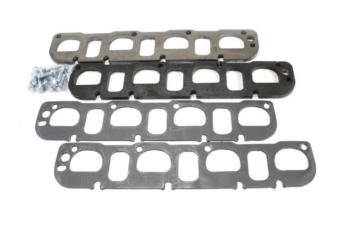 Patriot Exhaust H7812 Header Flange Kit for Mopar Gen III Hemi, D-Shaped Port, Steel, Pair