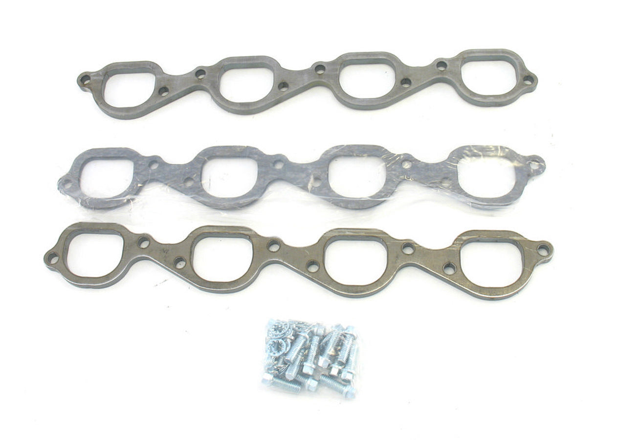 Patriot Exhaust H7898 Header Flange Kit for Big Block Chevy, 3/8-Inch Thick, Pair
