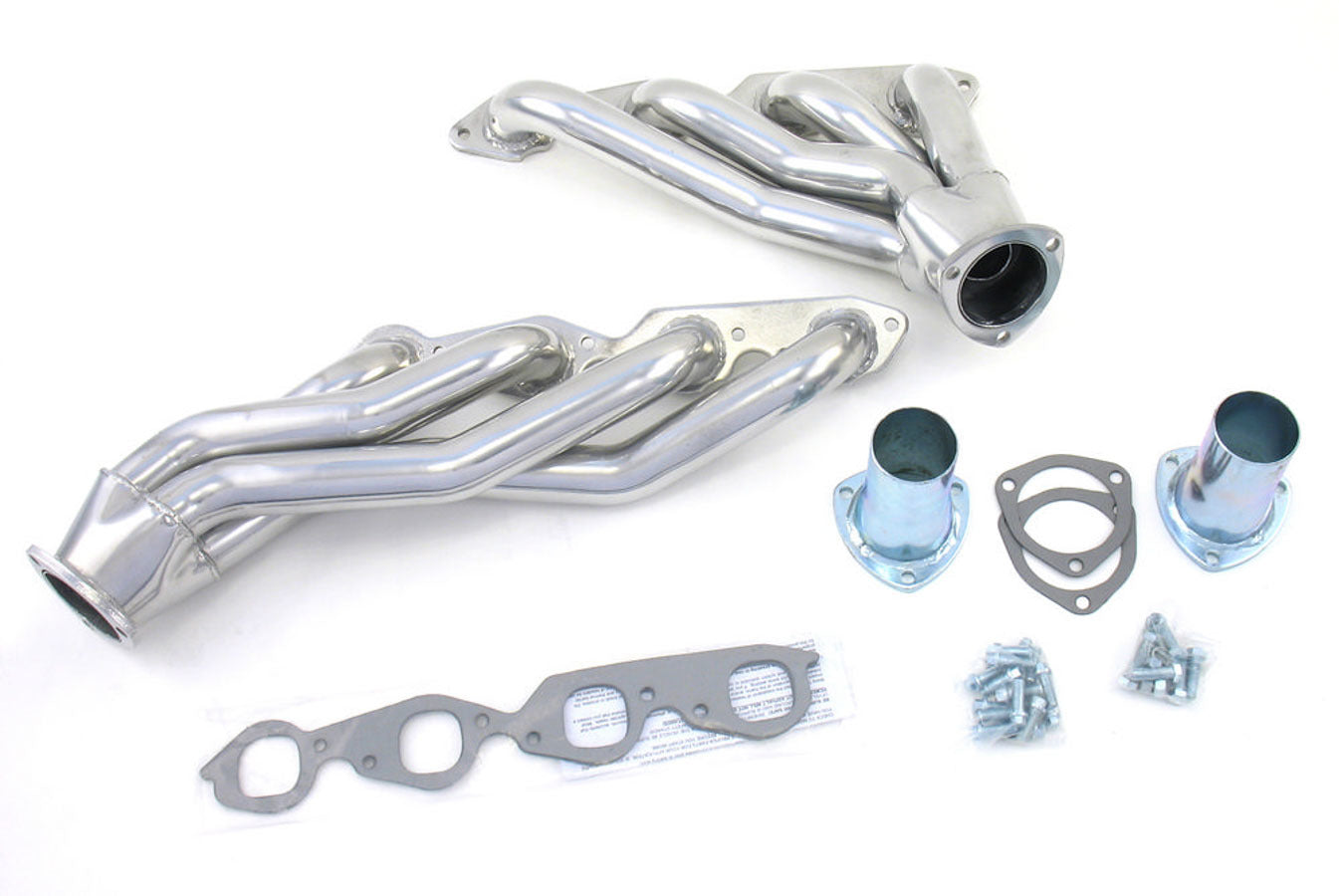 Patriot Exhaust H8013-1 Clippster Mid-Length Headers for Big Block Chevy, Silver Ceramic