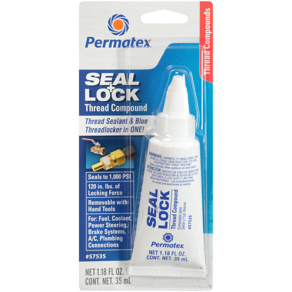 Permatex Thread Locker / Sealer - Seal and Lock - Medium Strength - 35 ml Tube 57535