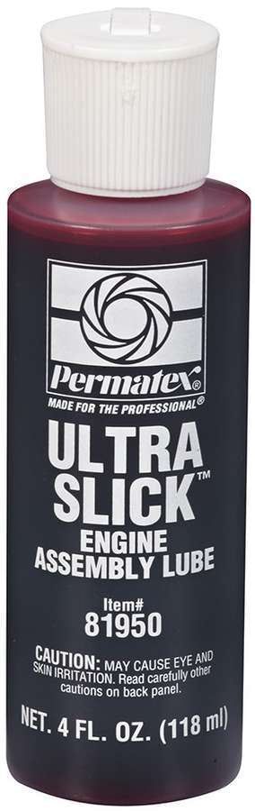 Permatex Assembly Lubricant - Ultra-Slick - Engine Assembly Lubricant - Conventional - 4 oz Bottle 81950