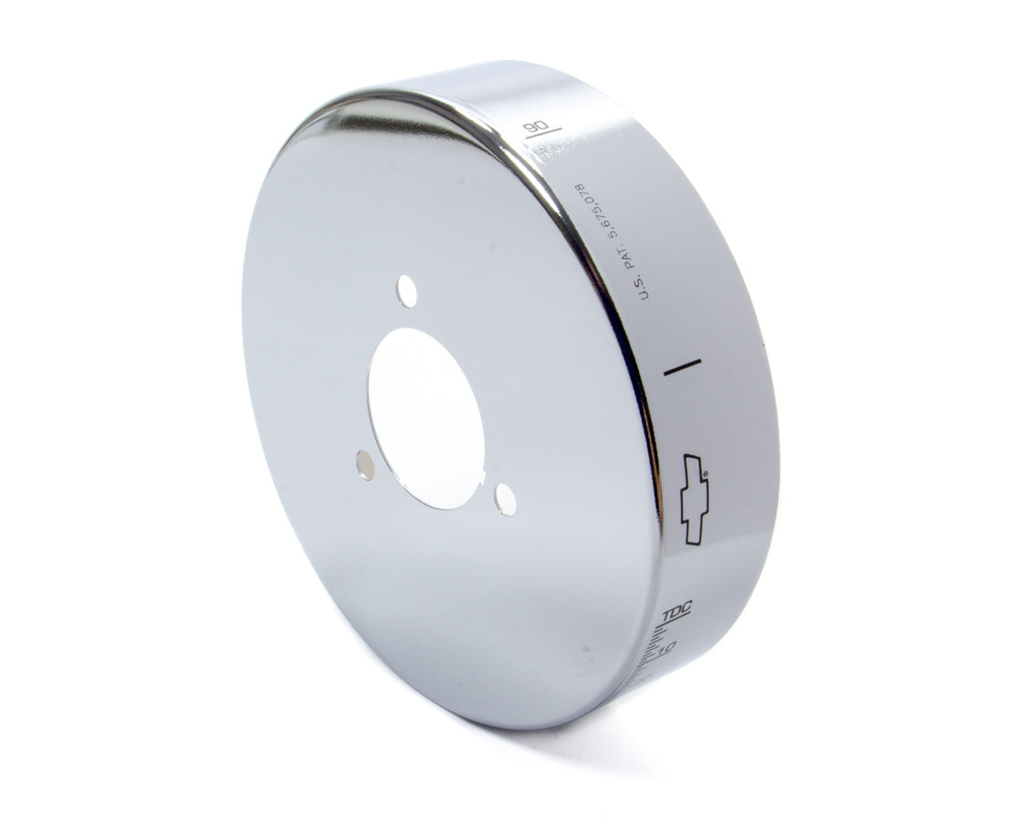 PROFORM 141-729 Chrome Harmonic Balancer Cover with Timing Marks for Big Block Chevy