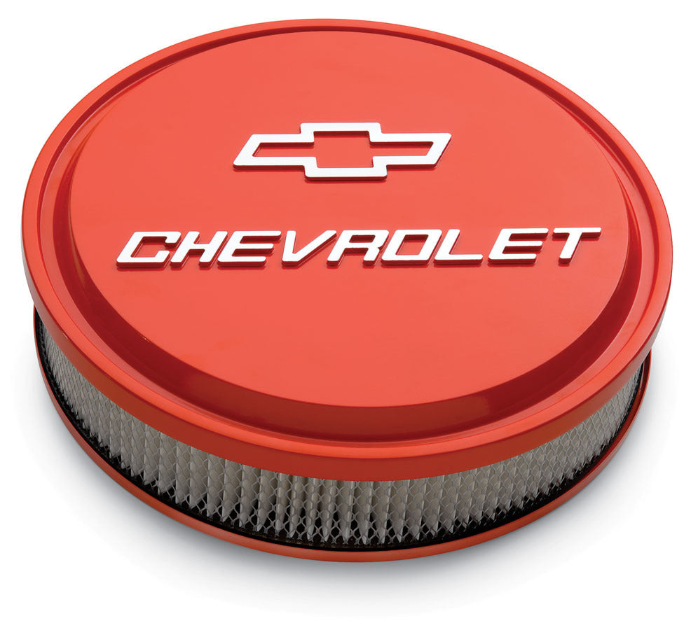 PROFORM 141-831 Slant Edge Bowtie Air Cleaner Assembly for Chevy, Orange