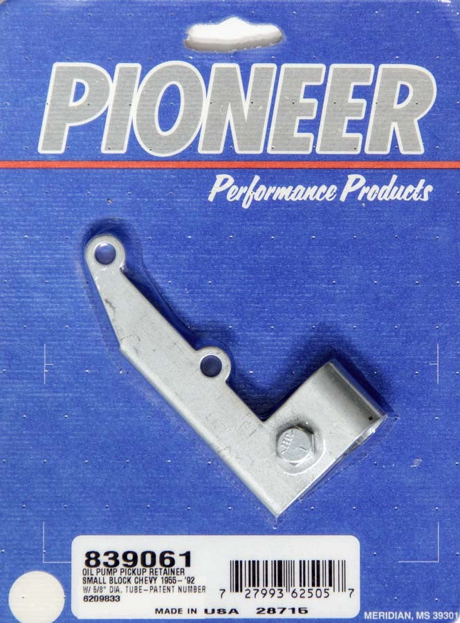 Pioneer Oil Pump Pickup Retainer - Steel - Zinc Oxide - Small Block Chevy 839061