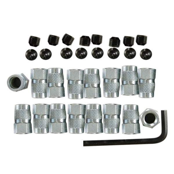 Pioneer Rocker Arm Nut - Posi lock - 7/16-24 in Thread - Steel - Zinc Oxide - Set of 16 850010