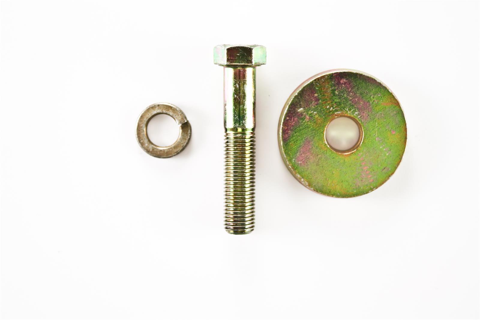 Pioneer Harmonic Balancer Bolt - 7/16-20 in Thread - 2.500 in Long - 5/8 in Hex Head - Washers Included - Steel - Cadmium - Small Block Chevy 859012