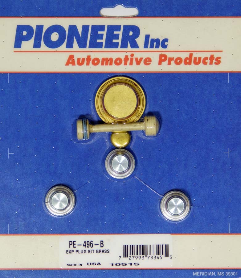 Pioneer Freeze Plug - Complete Engine - Brass - Natural - GM LS-Series - Kit PE-496-B