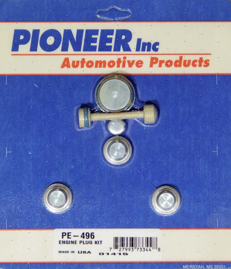Pioneer Freeze Plug - Complete Engine - Steel - Zinc Oxide - GM LS-Series - Kit PE-496