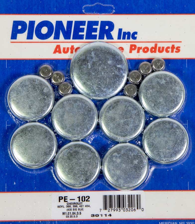 Pioneer PE-102 454 Chevy Big Block Engine Freeze Plug Kit