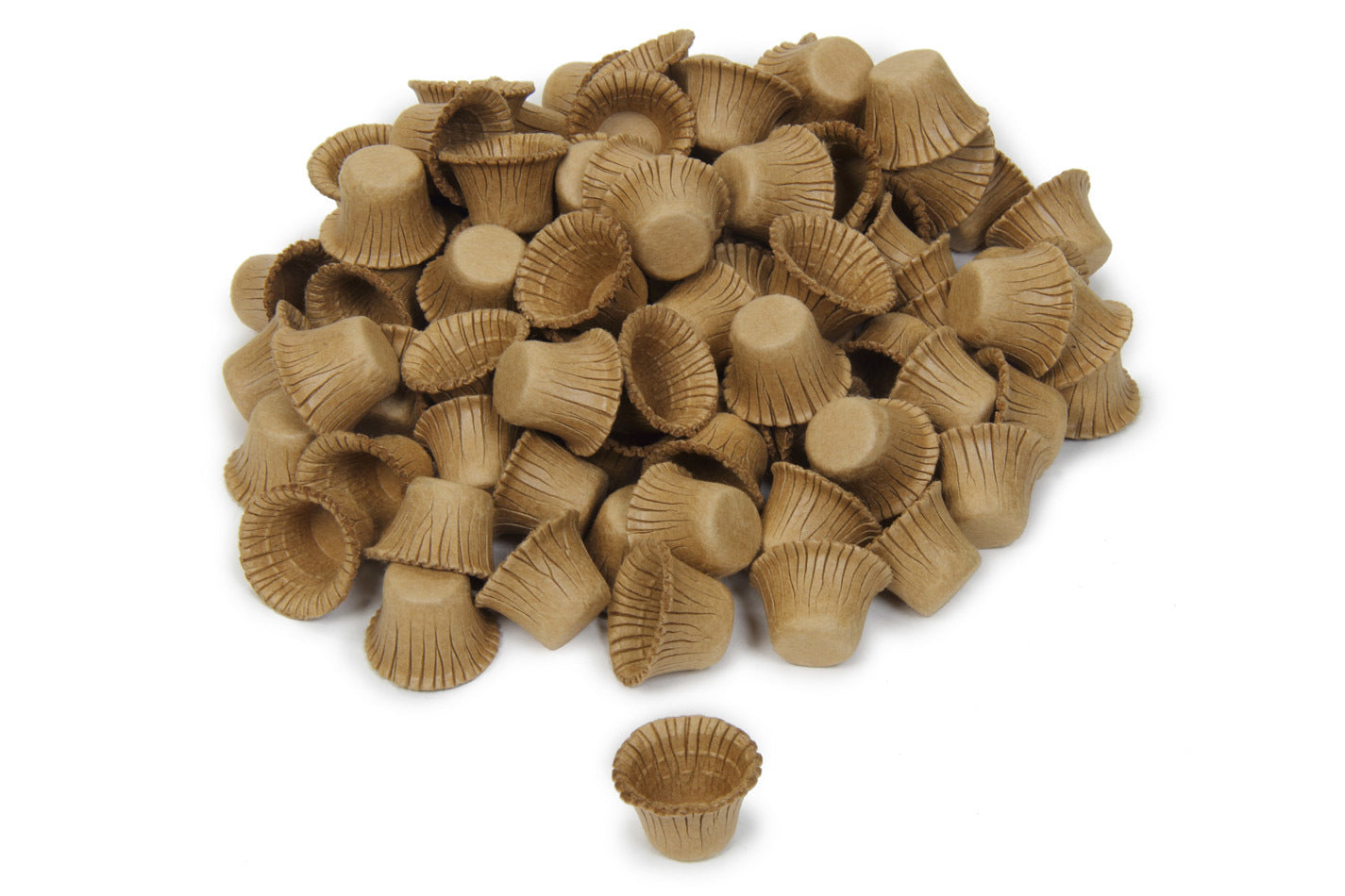Pioneer Dust Plug - 14 mm - Paper - Brown - Set of 100 PG-420-100