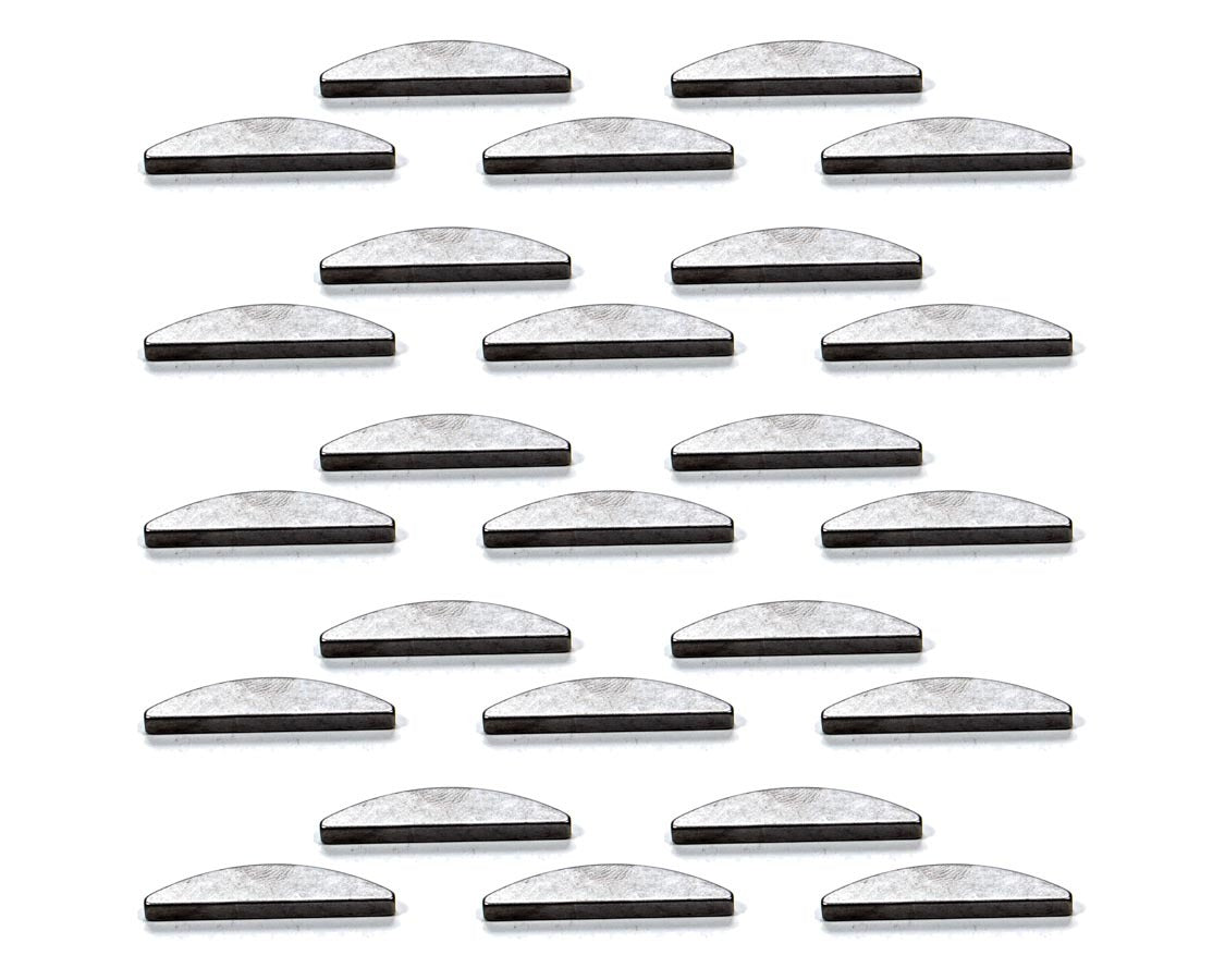 Pioneer Crankshaft Key - Woodruff - 3/16 x 1-3/4 in - Steel - Natural - Big Block Ford / Cleveland / FE-Series / Modified - Set of 25 PK-135-25